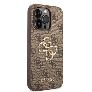 Originalus dėklas Guess GUHCP15X4GMGBR iPhone 15 Pro Max 6.7 Rudas/Rudas hardcase 4G Big Metal Logo 3 Originalus dėklas Guess GUHCP15X4GMGBR iPhone 15 Pro Max 6.7 Rudas/Rudas hardcase 4G Big Metal Logo 3