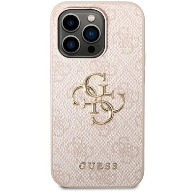 Originalus dėklas Guess GUHCP15X4GMGPI iPhone 15 Pro Max 6.7 rožinis/rožinis hardcase 4G Big Metal Logo 2 Originalus dėklas Guess GUHCP15X4GMGPI iPhone 15 Pro Max 6.7 rožinis/rožinis hardcase 4G Big Metal Logo 2
