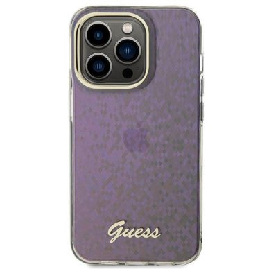 Originalus dėklas Guess GUHCP15XHDECMP iPhone 15 Pro Max 6.7 rožinis/rožinis hardcase IML Faceted Mirror Disco Iridescent 2 Originalus dėklas Guess GUHCP15XHDECMP iPhone 15 Pro Max 6.7 rožinis/rožinis hardcase IML Faceted Mirror Disco Iridescent 2