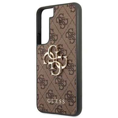 Guess GUHCS22S4GMGBR S901 S22 rudas hardcase 4G didelis metalinis logotipas 5