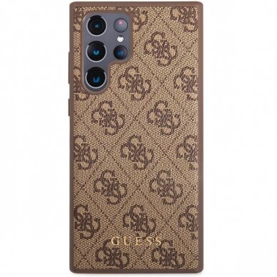 Dėklas Guess GUHCS23LG4GFBR Samsung Galaxy S23 Ultra Rudas 2 Dėklas Guess GUHCS23LG4GFBR Samsung Galaxy S23 Ultra Rudas 2