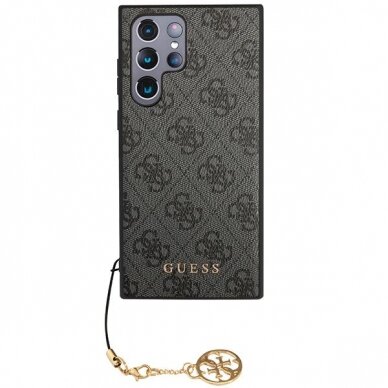 Dėklas Guess GUHCS23LGF4GGR Samsung Galaxy S23 Ultra Pilkas 2