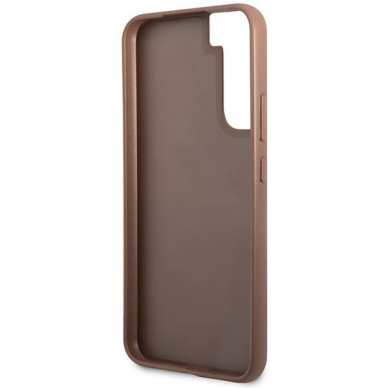 Akcija! Dėklas Guess GUHCS23MG4GFBR Samsung Galaxy S23 Plus Rudas  7