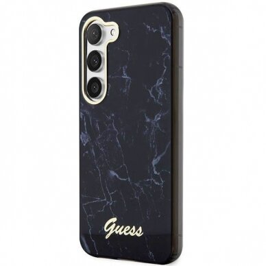 Dėklas Guess Marble GUHCS23MPCUMAK Samsung Galaxy S23 Plus S916 Juodas 1 Dėklas Guess Marble GUHCS23MPCUMAK Samsung Galaxy S23 Plus S916 Juodas 1