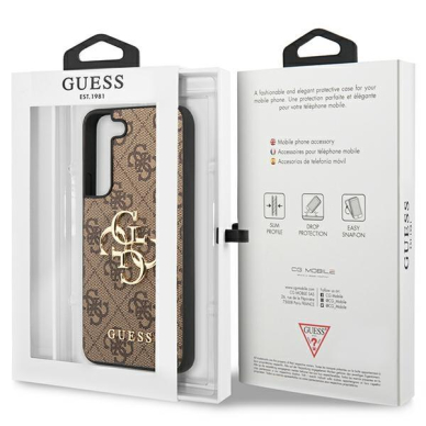 Dėklas Guess GUHCS23S4GMGBR Samsung Galaxy S23 Rudas 7 Dėklas Guess GUHCS23S4GMGBR Samsung Galaxy S23 Rudas 7