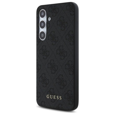Dėklas Guess GUHCS24FEG4GFGR S24 FE S721 gray/gray hard 4G Metal Gold Logo 1 Dėklas Guess GUHCS24FEG4GFGR S24 FE S721 gray/gray hard 4G Metal Gold Logo 1