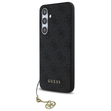 Dėklas Guess GUHCS24FEGF4GGR S24 FE S721 gray/gray hard 4G Charms Collection 1 Dėklas Guess GUHCS24FEGF4GGR S24 FE S721 gray/gray hard 4G Charms Collection 1