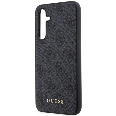 Dėklas Guess 4G Metal Gold Logo GUHCSA54G4GFGR Samsung Galaxy A54 5G A546 Pilkas 5