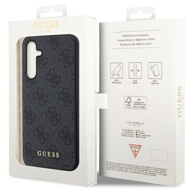 Dėklas Guess 4G Metal Gold Logo GUHCSA54G4GFGR Samsung Galaxy A54 5G A546 Pilkas 7