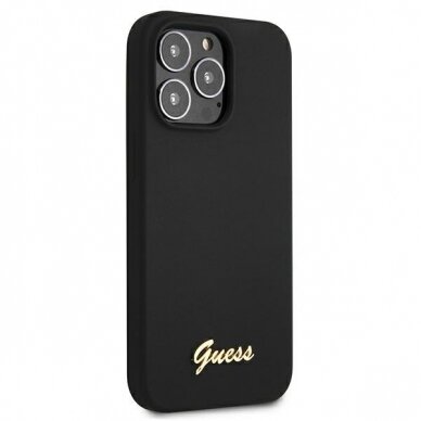 Dėklas Guess GUHMP13XLSLMGBK iPhone 13 Pro Max Juodas 3 Dėklas Guess GUHMP13XLSLMGBK iPhone 13 Pro Max Juodas 3