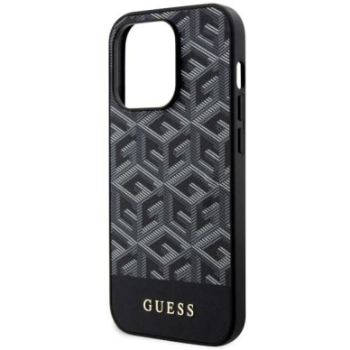 Dėklas Guess GCube Stripes MagSafe GUHMP14LHGCFSEK iPhone 14 Pro Juodas 5 Dėklas Guess GCube Stripes MagSafe GUHMP14LHGCFSEK iPhone 14 Pro Juodas 5