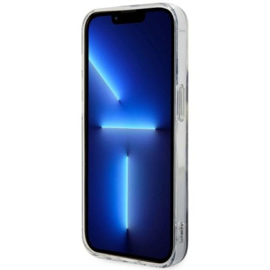 Dėklas Guess Golden Marble MagSafe GUHMP14LHTMRSK iPhone 14 Pro Juodas 4