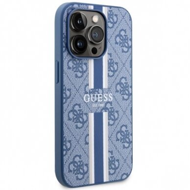 Dėklas Guess 4G Printed Stripes MagSafe GUHMP14LP4RPSB iPhone 14 Pro Mėlynas 3 Dėklas Guess 4G Printed Stripes MagSafe GUHMP14LP4RPSB iPhone 14 Pro Mėlynas 3