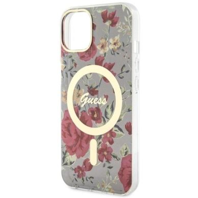 Dėklas Guess Flower MagSafe GUHMP14MHCFWSA iPhone 14 Plus Žalias 5 Dėklas Guess Flower MagSafe GUHMP14MHCFWSA iPhone 14 Plus Žalias 5