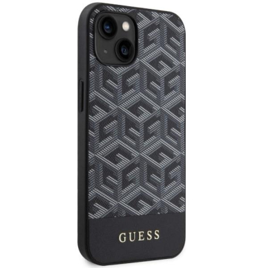 Dėklas Guess GCube Stripes MagSafe GUHMP14MHGCFSEK iPhone 14 Plus Juodas 3 Dėklas Guess GCube Stripes MagSafe GUHMP14MHGCFSEK iPhone 14 Plus Juodas 3