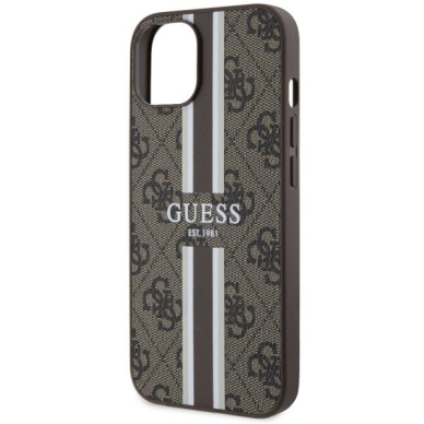 Dėklas Guess 4G Printed Stripes MagSafe GUHMP14SP4RPSW iPhone 14 Rudas 5 Dėklas Guess 4G Printed Stripes MagSafe GUHMP14SP4RPSW iPhone 14 Rudas 5