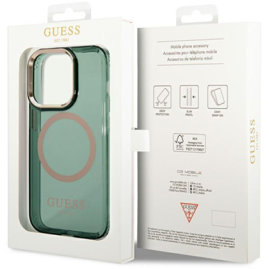 Dėklas Guess Gold Outline Translucent MagSafe GUHMP14XHTCMA iPhone 14 Pro Max Žalias 7 Dėklas Guess Gold Outline Translucent MagSafe GUHMP14XHTCMA iPhone 14 Pro Max Žalias 7