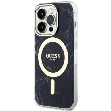Dėklas Guess Marble MagSafe GUHMP14XPCUMAK iPhone 14 Pro Max Juodas 1 Dėklas Guess Marble MagSafe GUHMP14XPCUMAK iPhone 14 Pro Max Juodas 1