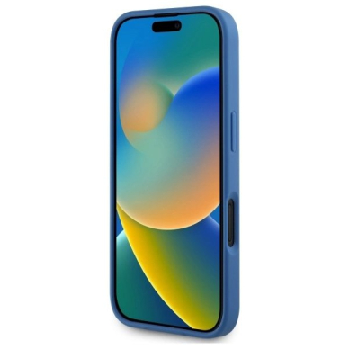 Guess GUHMP16SP4ROPEMCB iPhone 16 6.1" Mėlynas/Mėlynas hardcase 4G Flowers Print MagSafe 4 Guess GUHMP16SP4ROPEMCB iPhone 16 6.1" Mėlynas/Mėlynas hardcase 4G Flowers Print MagSafe 4