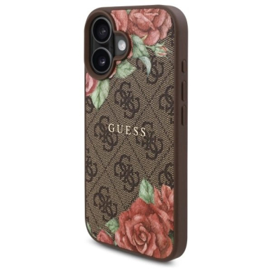 Guess GUHMP16SP4ROPEMCW iPhone 16 6.1&quot; Rudas/Rudas hardcase 4G Flowers Print MagSafe 1