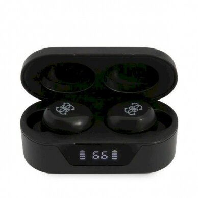 Guess GUTWST31EK TWS bluetooth ausinės + docking station - Juodas 1 Guess GUTWST31EK TWS bluetooth ausinės + docking station - Juodas 1