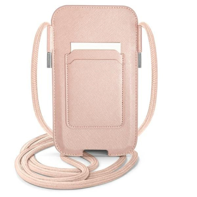 Rankinė Guess GUPHMPSASBPI 6.1 Rožinė Saffiano Strap 1