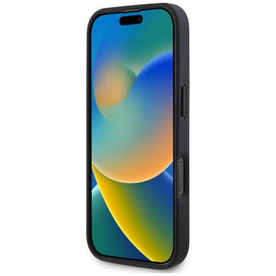 Guess HC PU 4G Small 4G and Classic Dėklas skirtas iPhone 16 Pro Max MagSafe - Juodas 4