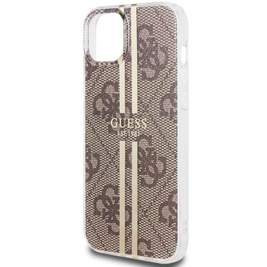 Originalus Guess dėklas IML 4G Auksinis StripeiPhone 15 Plus / 14 Plus - Rudas 5 Originalus Guess dėklas IML 4G Auksinis StripeiPhone 15 Plus / 14 Plus - Rudas 5