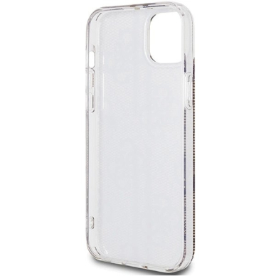 Originalus Guess dėklas IML 4G Auksinis StripeiPhone 15 Plus / 14 Plus - Rudas 6