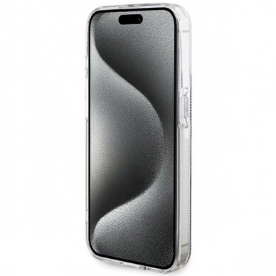 Originalus Guess dėklas IML 4G Auksinis StripeiPhone 15 Pro Max - Rudas 4 Originalus Guess dėklas IML 4G Auksinis StripeiPhone 15 Pro Max - Rudas 4