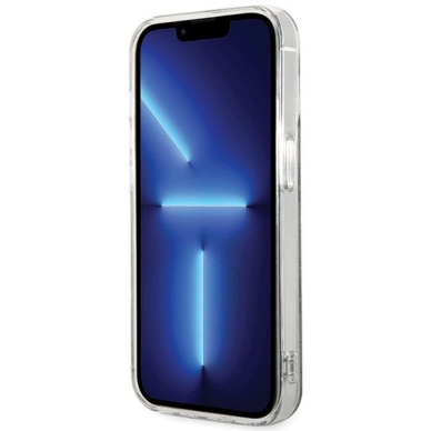 iPhone 15 Pro Guess IML 4G MagSafe dėklas - rudas 3