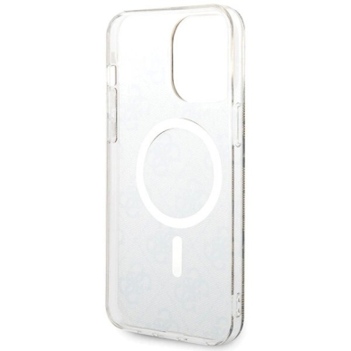 iPhone 15 Pro Max Guess IML 4G MagSafe dėklas - rudas 5