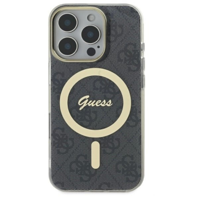iPhone 16 Pro Max – Guess IML 4G MagSafe dėklas - Juodas 2