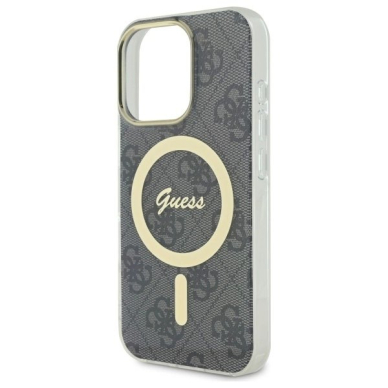 iPhone 16 Pro Max – Guess IML 4G MagSafe dėklas - Juodas 5