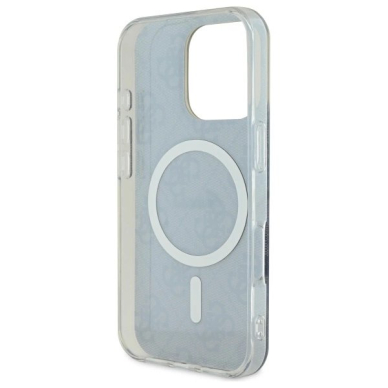 iPhone 16 Pro Max – Guess IML 4G MagSafe dėklas - Juodas 6