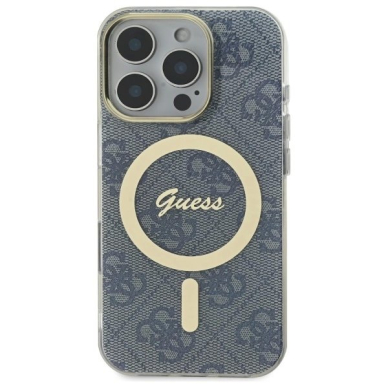 iPhone 16 Pro Max – Guess IML 4G MagSafe dėklas - Mėlynas 2