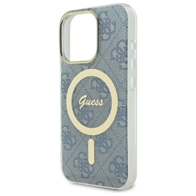 iPhone 16 Pro Max – Guess IML 4G MagSafe dėklas - Mėlynas 5
