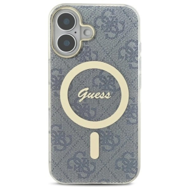 iPhone 16 – Guess IML 4G MagSafe dėklas - Mėlynas 2 iPhone 16 – Guess IML 4G MagSafe dėklas - Mėlynas 2