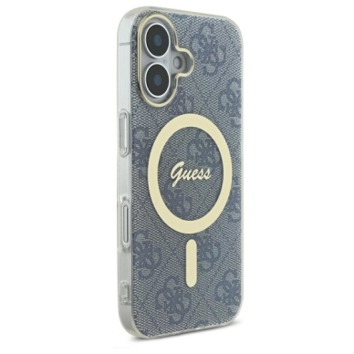 iPhone 16 – Guess IML 4G MagSafe dėklas - Mėlynas 3