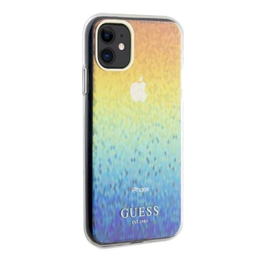 Originalus Guess dėklas IML Faceted Mirror Disco IridescentiPhone 11 / Xr - Įvariaspalvis 3 Originalus Guess dėklas IML Faceted Mirror Disco IridescentiPhone 11 / Xr - Įvariaspalvis 3