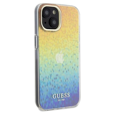 Originalus Guess dėklas IML Faceted Mirror Disco IridescentiPhone 14 / 15 / 13 - Įvariaspalvis 3 Originalus Guess dėklas IML Faceted Mirror Disco IridescentiPhone 14 / 15 / 13 - Įvariaspalvis 3