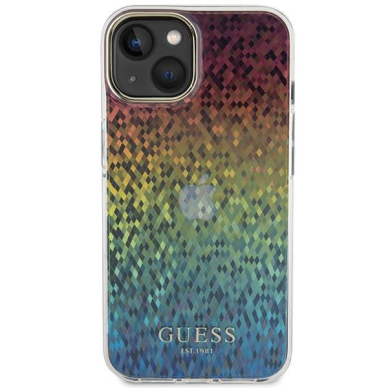 Dėklas Guess IML Faceted Mirror Disco Iridescent   iPhone 15 - multicolored 2 Dėklas Guess IML Faceted Mirror Disco Iridescent   iPhone 15 - multicolored 2