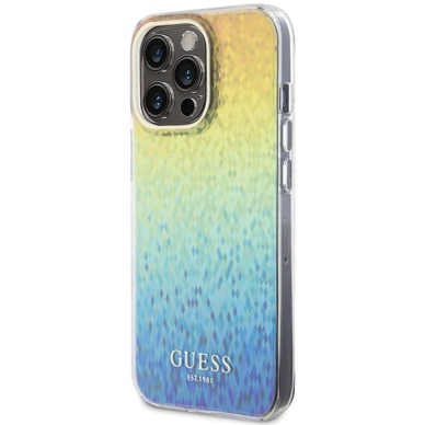 Dėklas Guess IML Faceted Mirror Disco Iridescent iPhone 15 Pro Max - multicolored 1 Dėklas Guess IML Faceted Mirror Disco Iridescent iPhone 15 Pro Max - multicolored 1