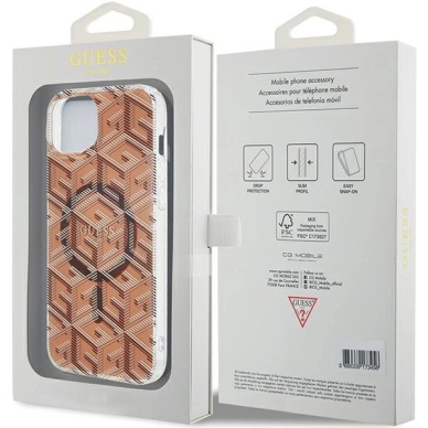 Originalus Guess dėklas IML GCube MagSafeiPhone 15 Plus / 14 Plus - Rudas 7 Originalus Guess dėklas IML GCube MagSafeiPhone 15 Plus / 14 Plus - Rudas 7
