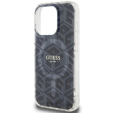 Originalus Guess dėklas IML GCube MagSafeiPhone 15 Pro - Juodas 5 Originalus Guess dėklas IML GCube MagSafeiPhone 15 Pro - Juodas 5