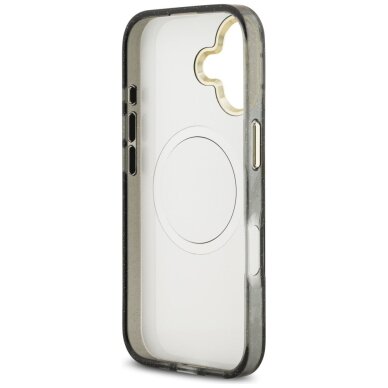 iPhone 17 Guess IML Glitter Flowers Triangle MagSafe dėklas – juodas 6 iPhone 17 Guess IML Glitter Flowers Triangle MagSafe dėklas – juodas 6