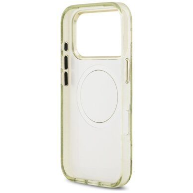 iPhone 17 Pro Max Guess IML Glitter Flowers Triangle MagSafe dėklas – žalias 6 iPhone 17 Pro Max Guess IML Glitter Flowers Triangle MagSafe dėklas – žalias 6