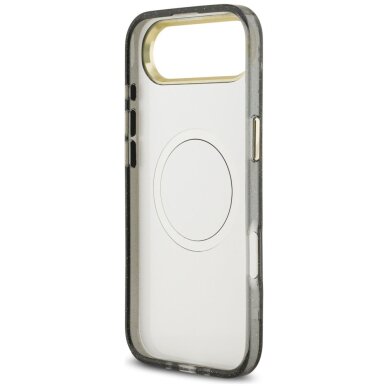 iPhone Air Guess IML Glitter Flowers Triangle MagSafe dėklas – juodas 6 iPhone Air Guess IML Glitter Flowers Triangle MagSafe dėklas – juodas 6