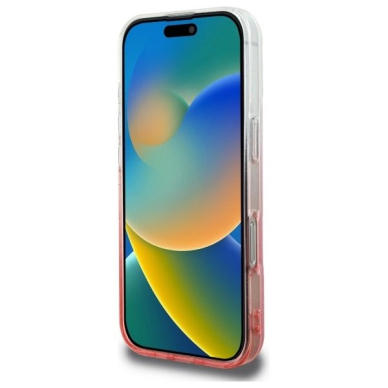 iPhone 16 Pro Max – Guess IML Glitter Gradient MagSafe dėklas - Rožinis 4