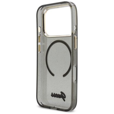 iPhone 17 Pro Guess IML Glitters Script Strap MagSafe dėklas – juodas 6 iPhone 17 Pro Guess IML Glitters Script Strap MagSafe dėklas – juodas 6